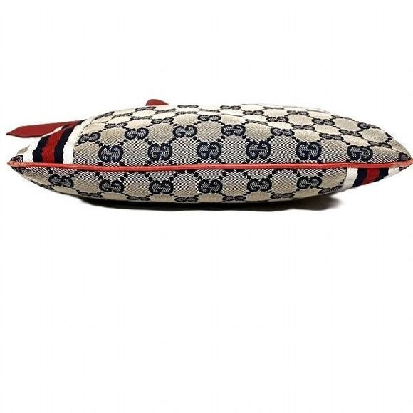 Gucci Sherry Line 144388 GG Canvas Bag Shoulder Bag Women - Picture 3 of 9